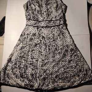 Karl Lagerfeld Monochrome Midi Dress